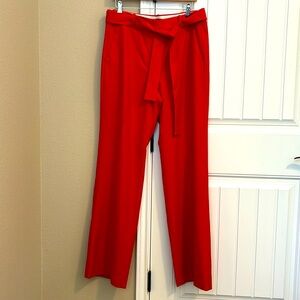 J Crew full length pant. Size 12. Red